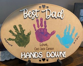 Father’s Day Handprint Art DIY