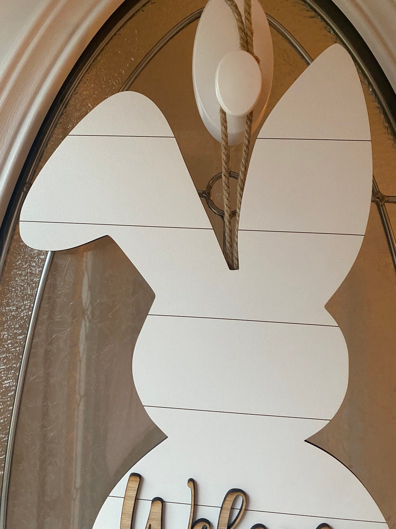 Shiplap Bunny Door Hanger image 3