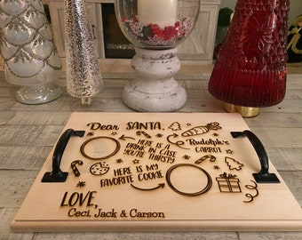 Dear Santa Tray (Can Be Personalized)