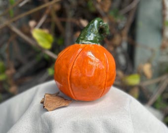 Big Ceramic Pumpkin