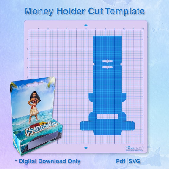 Money Holder Card Box Template Etsy