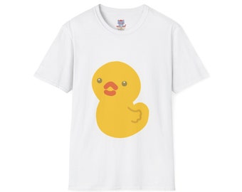 Duckie the cute duck T-shirt. The cute yellow rubber duck.