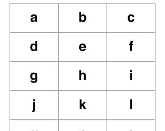 Alphabet Lowercase Flash Cards Printable. Kindergarten. Flashcards. Letters.