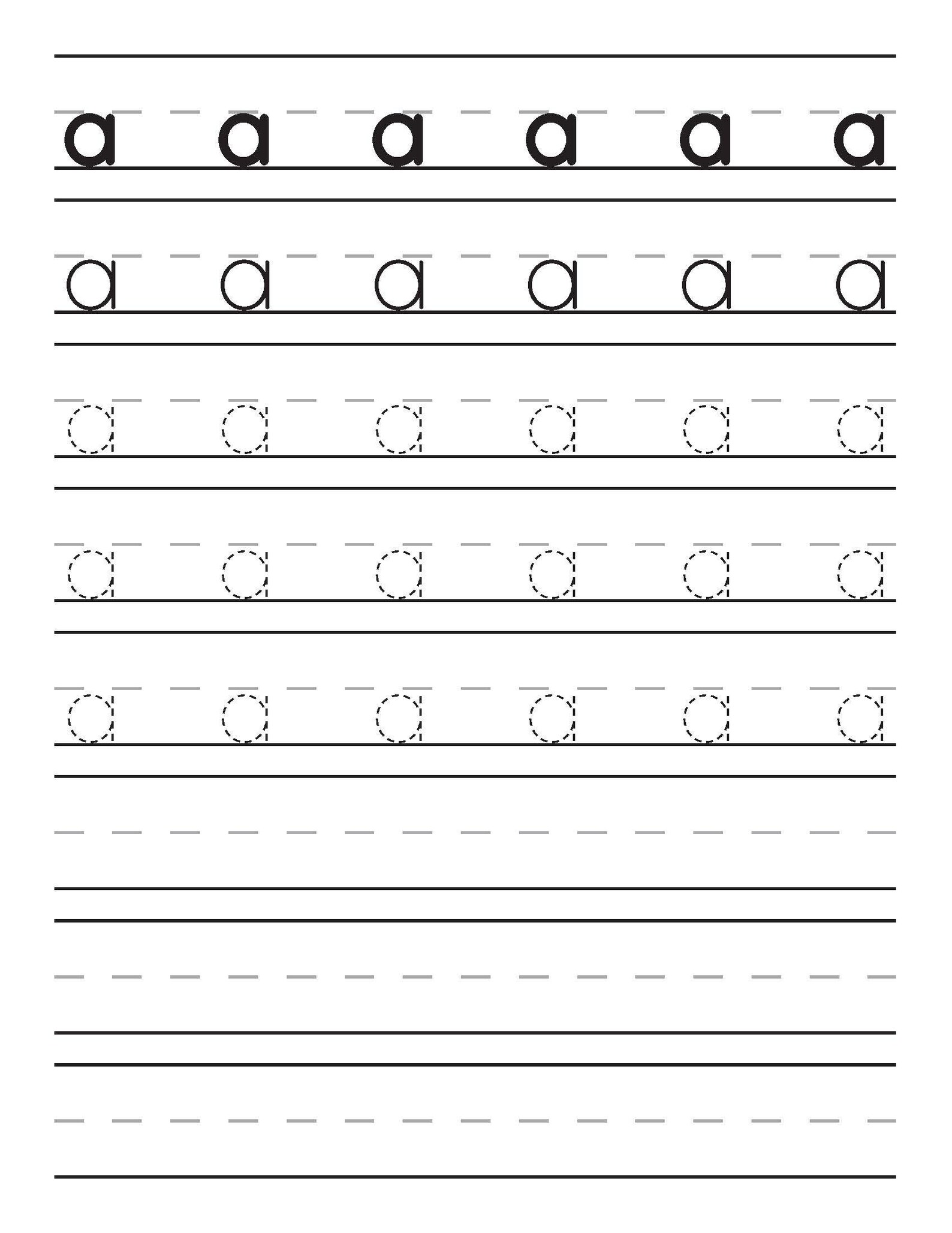 65 Printable Pages of Kindergarten Handwriting Practice Bundle ...