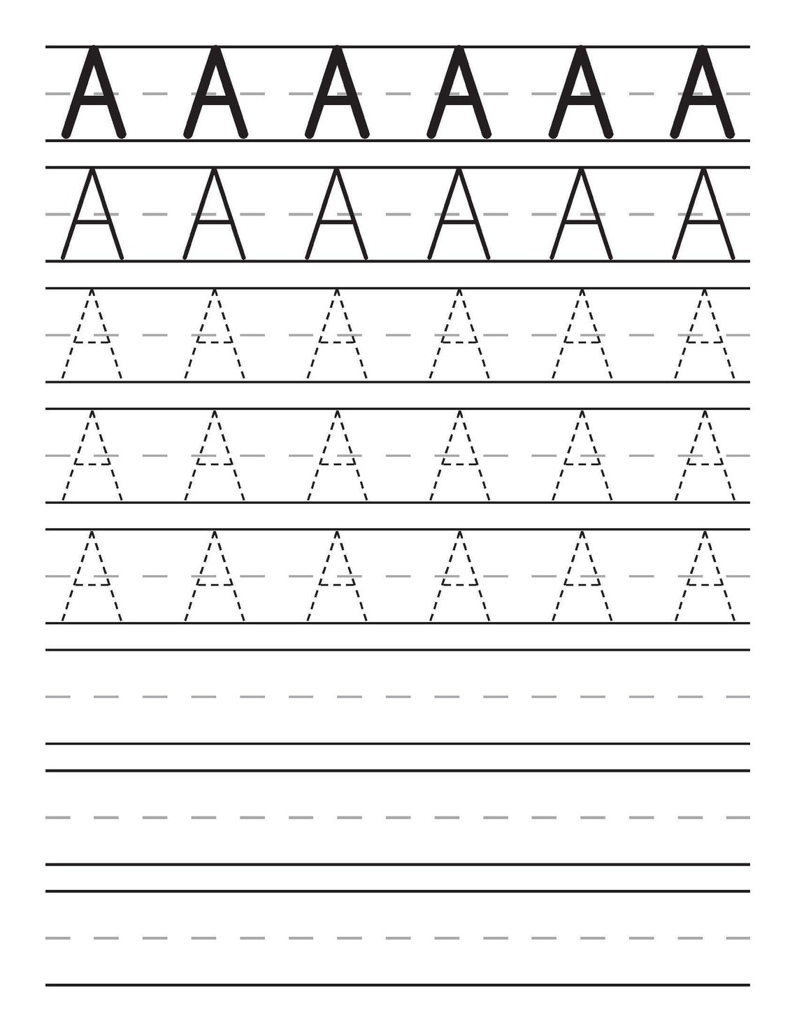 65 Printable Pages of Kindergarten Handwriting Practice Bundle ...