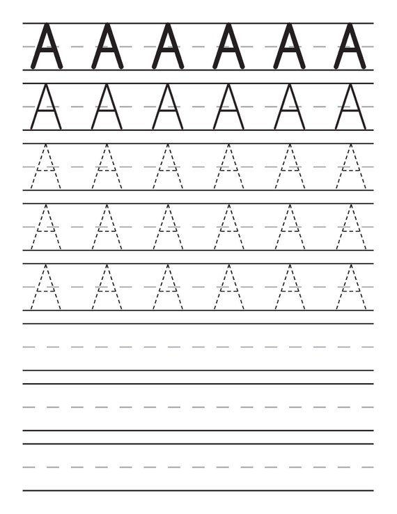 29 Printable Pages of Handwriting Practice. Worksheets. | Etsy
