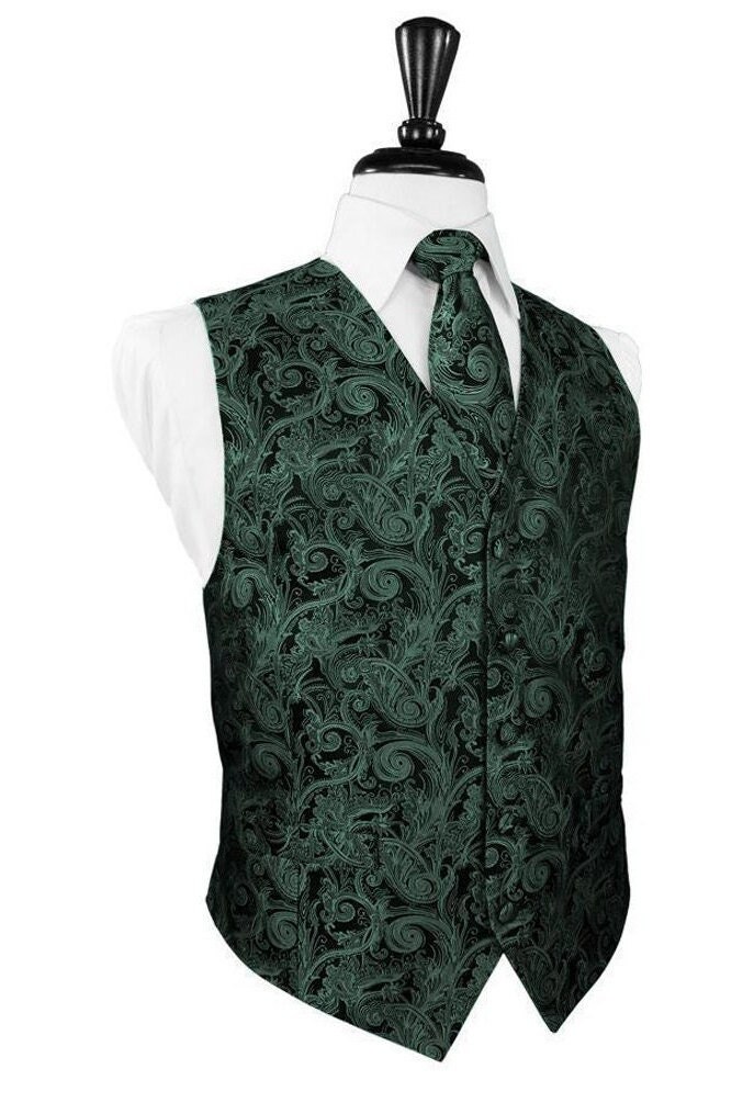 Green paisley best sale vest
