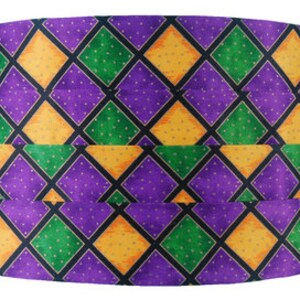 Mardi Gras Bow Tie and Cummerbund or Bow Tie and Cummerbund with Matching Suspenders image 3