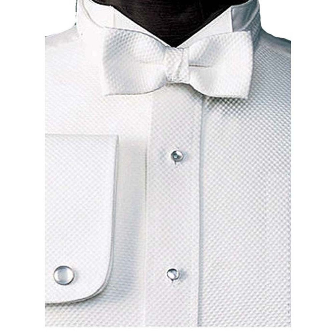 pique white bow tie