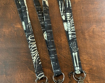 Anatomy Lanyard, Medical Student Gift, Lanyard for Keys, Teacher Lanyard