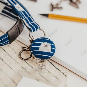 Otter Lanyard with optional Matching Badge Reel, Breakaway Lanyard, Teacher Gifts