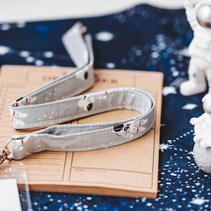 Space Lanyard - Breakaway - Badge Reel- Astronaut-Gray