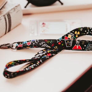 Math lanyard, Lanyard for Teachers, Breakaway Lanyard