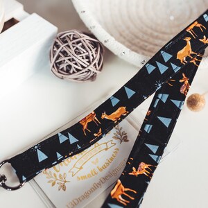 Weihnachts-Lanyard, Schlüsselband für Männer, schwarzes Schlüsselband