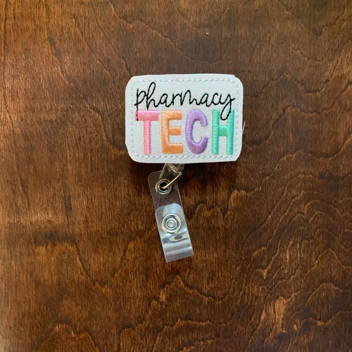 Pharmacy Badge Reel Pill Bottle Badge Rx Badge Rose Gold Etsy