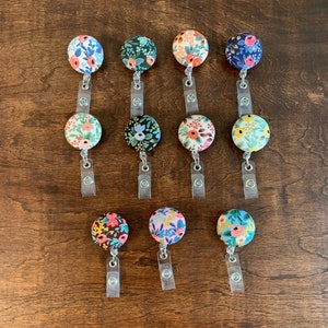 Floral Badge Reel