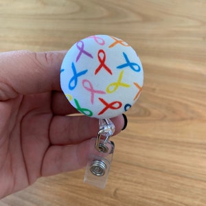 Oncology Ribbons Badge Reel