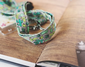 Cactus Lanyard: Breakaway Badge Reel, ID Holder