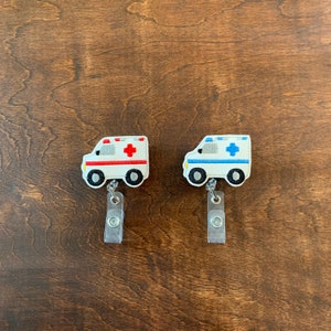 Ambulance Badge Reel, Last One-Premade