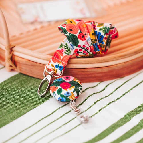 Rifle Paper Co Lanyard Spring Lanyardslanyard for Keys Etsy