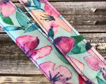 Lanyard floral - Porte-ID Breakaway Blue Lanyard