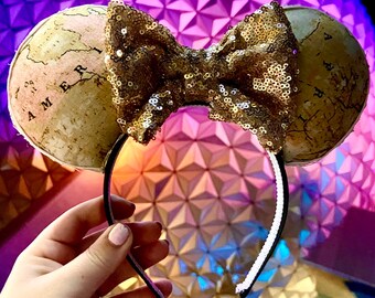 Light Up Epcot Inspired Minnie Ears