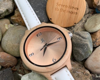 Regalo del día de San Valentín, relojes para las mujeres, reloj de madera para las mujeres, reloj de las mujeres, reloj de las damas, regalo de la novia, regalo para las mujeres