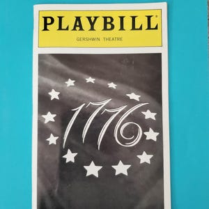 Original-Theater von 1776 am Theater Gershwin, New York. April 1998.