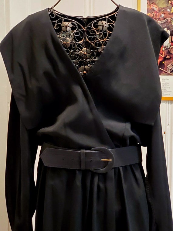 Vintage VIRGO II Sexy Black Evening Dress. Dressy… - image 4