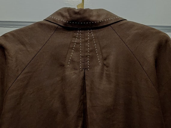 COLDWATER CREEK 2 piece Brown Linen Pant Suit. Li… - image 5