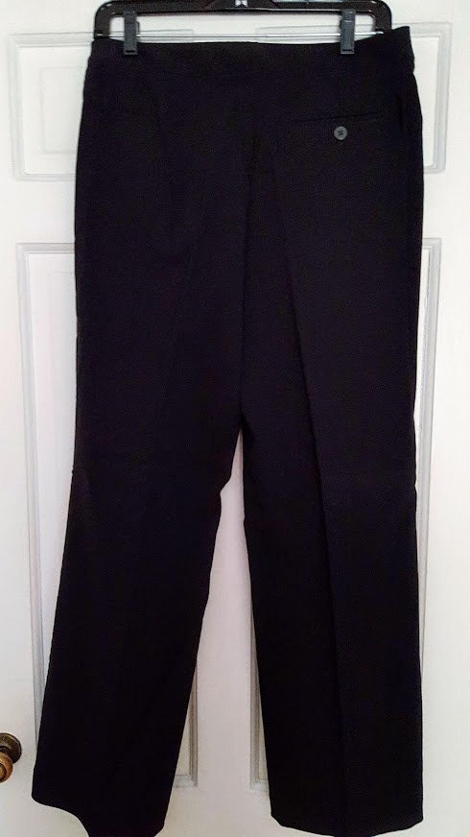 Dalia Black Dress Pants Trousers. Rayon Nylon Spandex. Size - Etsy