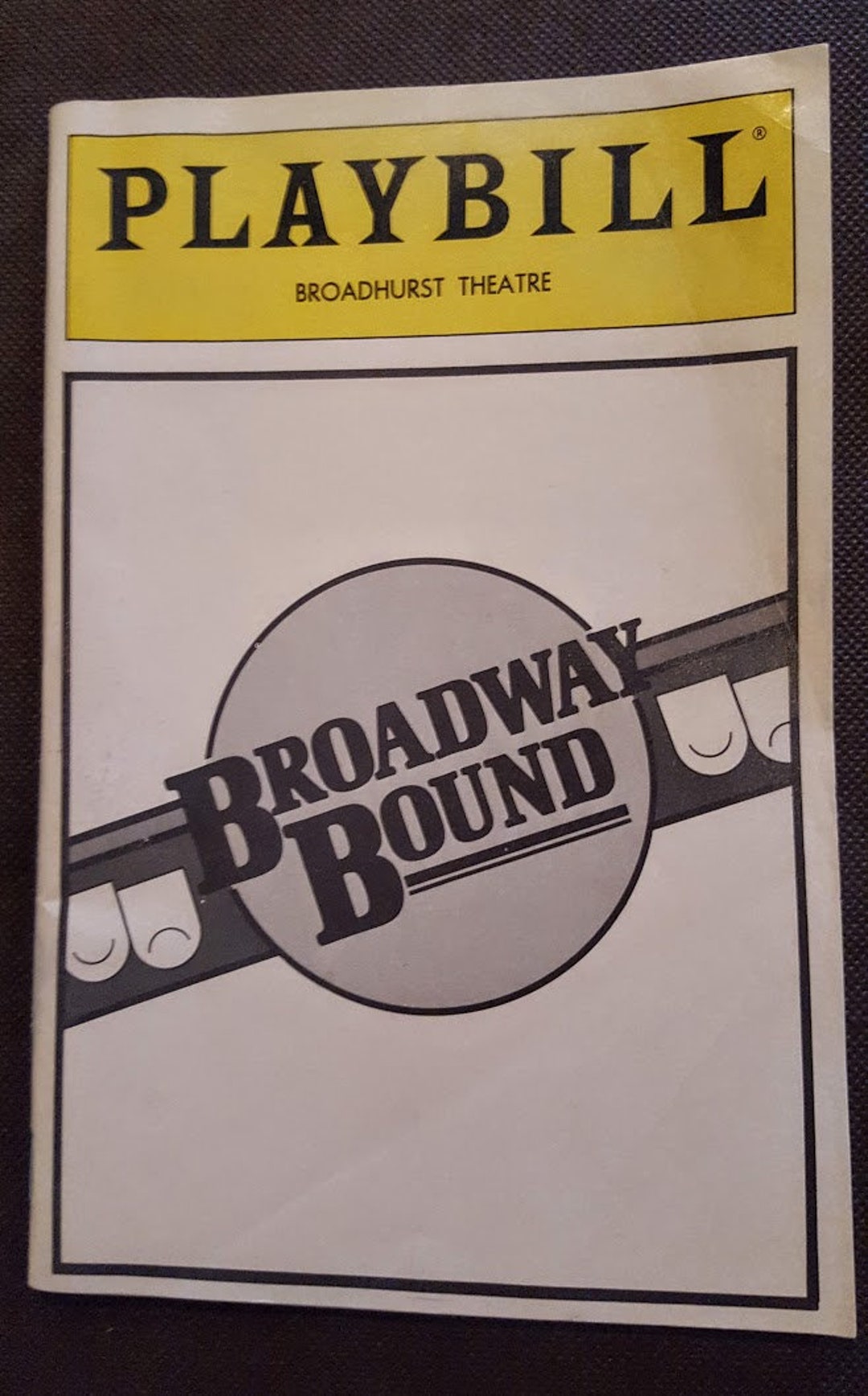 Original ~ BROADWAY Playbill - Broadway Bound by Neil Simon Starring ...