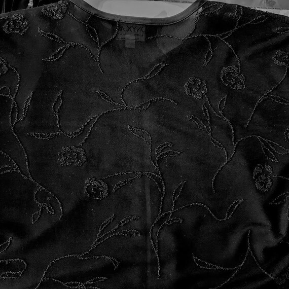 Black Gotta Embroidered Ethnic Jacket Shrug ACJ11 main image 1
