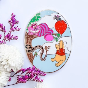 Pooh, Cheshire, Kaa en Roquefort Voice Crossover Disney Fantasy Pin