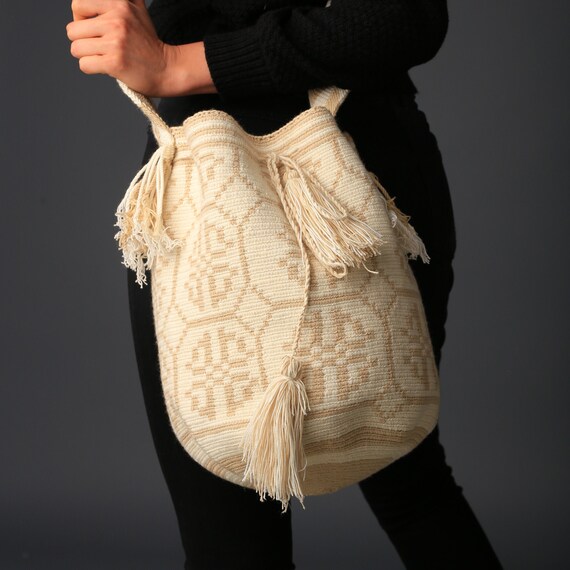 Mochilas Wayúu Beige/ Wayúu Bag Wayuu/ Colombiano/ Moda - Etsy España