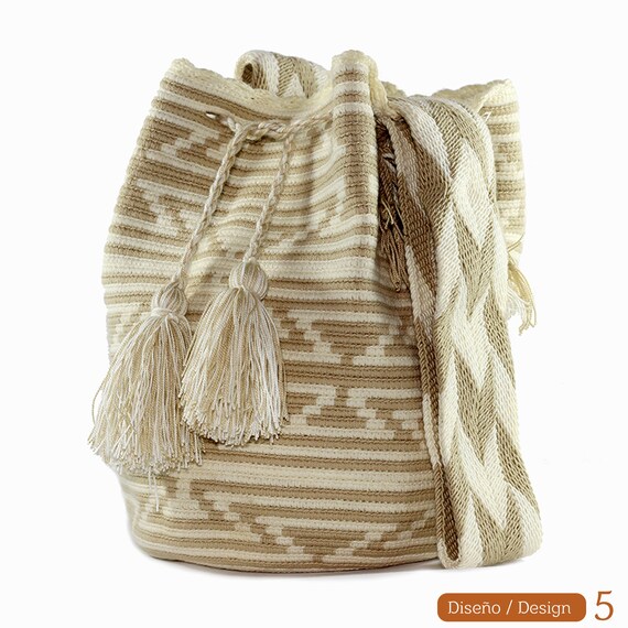 Mochilas Wayúu Beige/ Wayúu Bag Wayuu/ Colombiano/ Moda - Etsy España