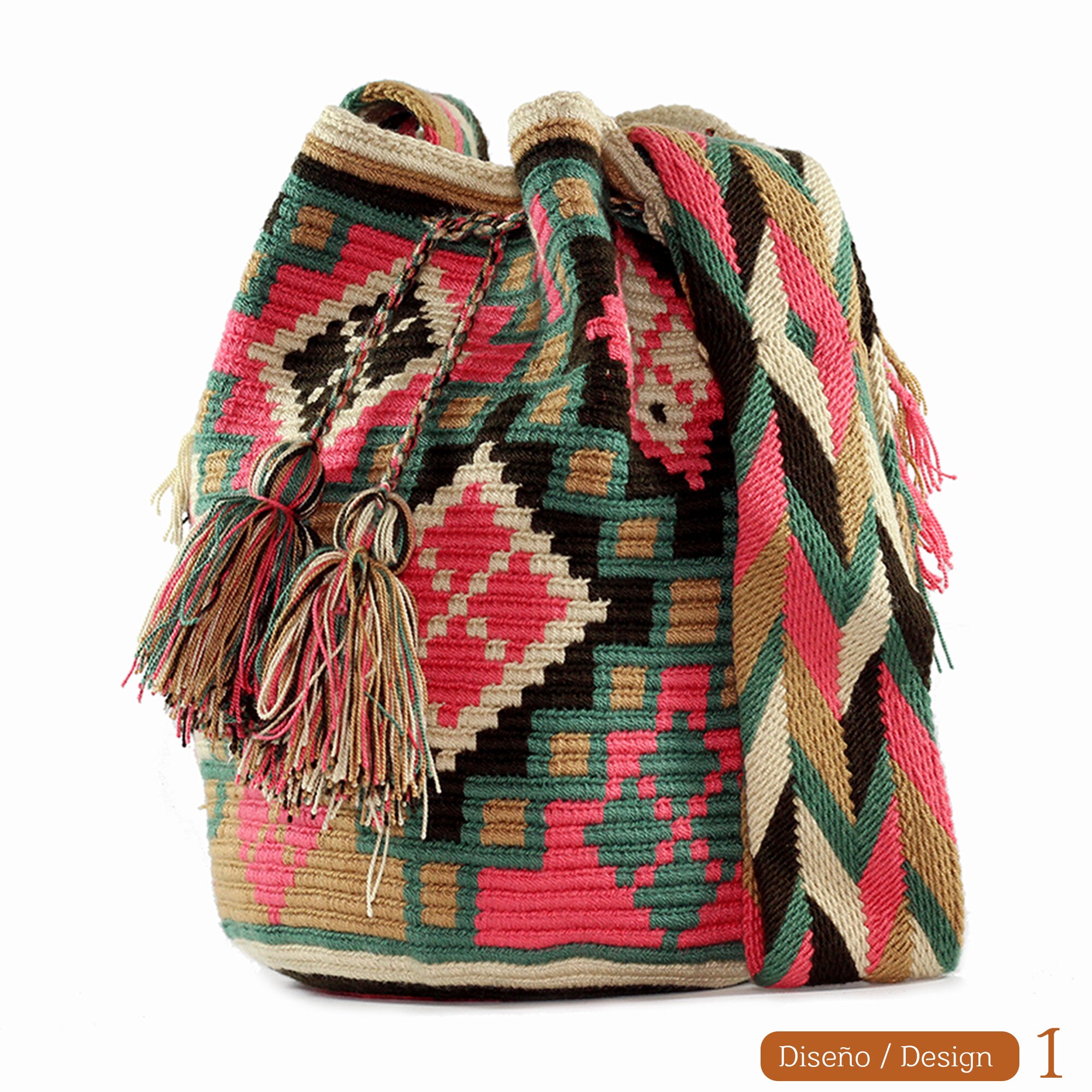 Guava Wayúu Bag / Wayúu Bag / Wayuu Colombian Bag / Wayúu - Etsy