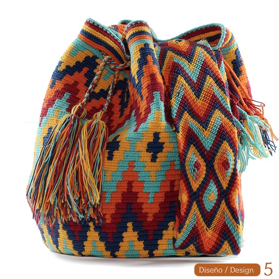 Wayúu Vino/ Wayúu Bag Wayuu/ Bolso - Etsy España