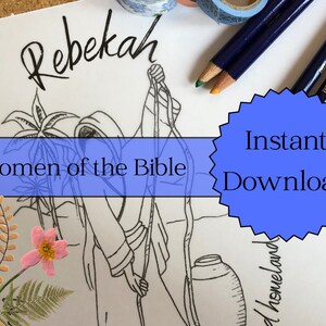 Bible Art Journaling: REBEKAH