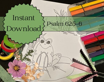 Bible Art Journaling Lesson: Psalm 62