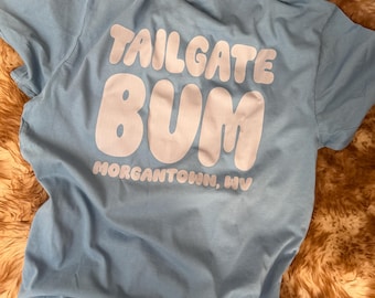 Morgantown WV Tailgate Tee, College Football Game Day Shirt