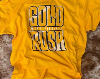 West Virginia "Gold Rush” Tee