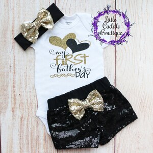 my first father's day baby outfit