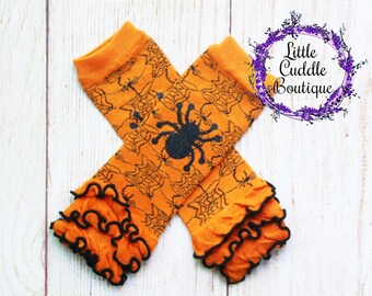 Halloween Leg Warmers, Orange Leg Warmers, Fall Leg Warmers, Photo Prop, Halloween Outfit, Smash Outfit, Baby Shower Gift, Halloween Costume