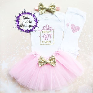 Best Gift Ever Baby Tutu Outfit, New Baby Gift, Pink Tutu, Baby Shower, Baby, Photo Shoot Outfit, New Baby Gift, New Mom, Newborn Outfit