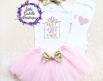 Najlepszy prezent w życiu: Tutu dla niemowląt, Prezent dla noworodków, Różowy tutu, Baby shower, Dziecko, Strój do sesji zdjęciowej, Prezent dla noworodków, Nowa mama, Strój dla noworodka