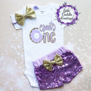 Sweet One Donut First Birthday Shorts Outfit, Donut Birthday Outfit, Sweet One Party, Donut Birthday, Donut Shirt, Sweet One Birthday Shirt