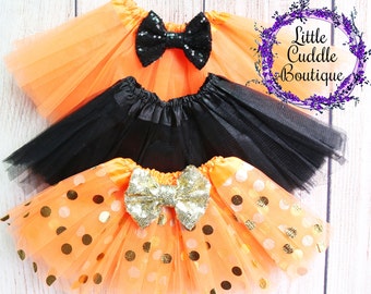 Halloween Tutu, Baby Tutu, Halloween Skirt, Halloween Baby Outfit, Photo Shoot Outfit, First Halloween Outfit, Costume, Holiday Outfit