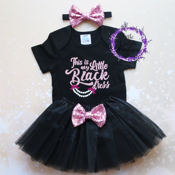 Newborn top black tutu