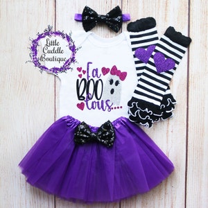 Fa Boo Lous Halloween Baby Outfit, First Halloween Outfit, Sparkle Tutu, Halloween Baby Gift, Halloween Girl Outfit, Baby, Cute Halloween